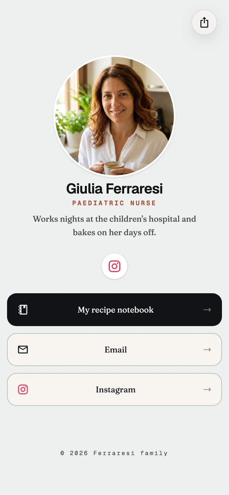 Open Bio Page — 4